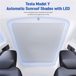 Tesla Model Y Awtomatiku Sunroof Sfumaturi bl-LED